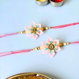 Tipsy closet Unisex Pink Wraparound Rakhi-image-71