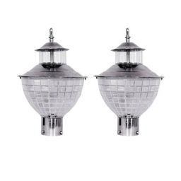 Somil Attractive & Stylish Waterproof Outdoor Gate Lamp - Set Of 2-image-11