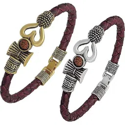 Divine souvenirs Unisex Rudrakasha Wraparound Bracelet-21