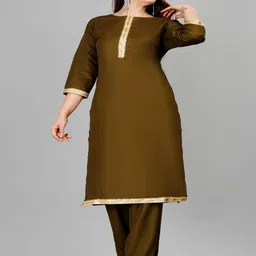 NUPITAL Women Self Design Viscose Rayon Kurta Sets-picture-54