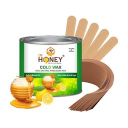 DR HONEY 100% Natural Precision Honey Lemon Cold Wax -600g-image-35