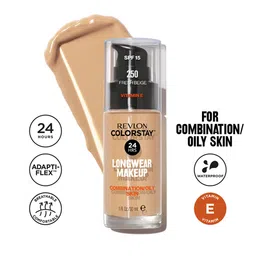 Revlon Colorstay Long Wear Make Up Vitamin E SPF 15 Foundation 30ml - Fresh Beige image 3