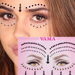 VAMA Premium Mix Designer Stone Bindi - 143Pcs-48