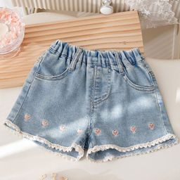 FOREVER FRIDAY Girl's Printed Mid-Rise Cotton Knee Length Shorts-picture-29