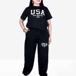 Naida Printed T-Shirt with Trousers-picture-33
