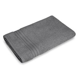 Layers Be Bold Grey Pure Cotton 450 GSM Bath Towel-picture-4