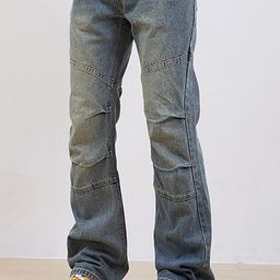 StyleCast x Revolte Men Flared Light Fade Stretchable Jeans-picture-6