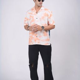 Eszett Men Graphic Printed Cuban Collar Pure Cotton Casual Shirt-image-19
