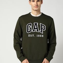 GAP Brand Logo Applique Sweatshirt-image-91