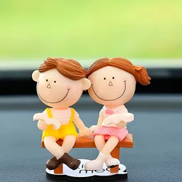 Spiaty Beige Figurine Showpiece-42