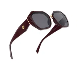 HASHTAG EYEWEAR Unisex Oversized Sunglasses with UV Protected Lens image 4
