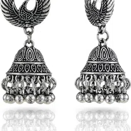CHARMS Contemporary Jhumkas Earrings-image-96