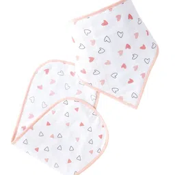 The White Cradle Infants Printed Bibs & Burp Cloth-19