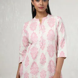 Soch Mandarin Collar Printed Tunic-58
