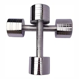 HackerX Set Of 2 Fixed Weight Steel Dumbbells 6Kg image 1