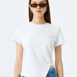 Koton Women Printed Pockets T-shirt-picture-33