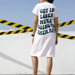 Athena Unapologetic Print T-shirt Dress-image-11