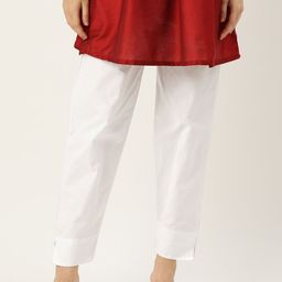 HASRI Women Pure Cotton Trousers-image-85