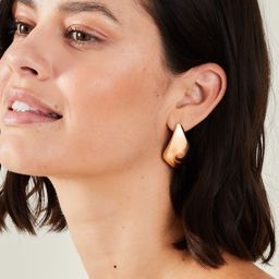 Accessorize Gold-Plated Geometric Shaped Drop Earrings-44