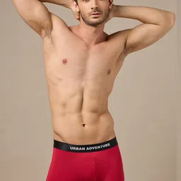 URBAN ADVENTURE Pack of 2 Mid-Rise Anti-Bacterial Short Trunks 2UAM-005-T image 5