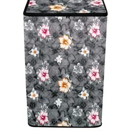 The Furnishing Tree Washing Machine Cover Floral Grey Compatible for Whirlpool 7 Kg Fully-Automatic-picture-14