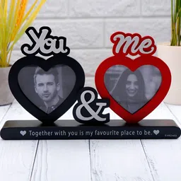 Archies Red & Black 2 to 4 Pieces Wood Table Photo Frames-image-4