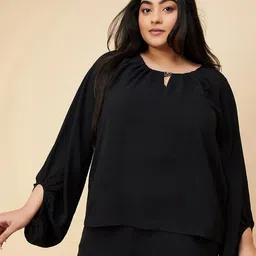 max Slit Sleeve Cotton Top-image-4