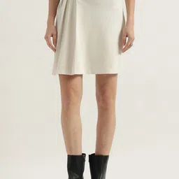 United Colors of Benetton Pleated Knee-Length Skirt-picture-31