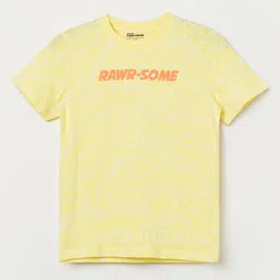 Fame Forever by Lifestyle Boys Abstract Printed Round Neck Pure Cotton T-shirt-image-46