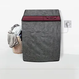 Stylista Waterproof and Dustproof PVC Washing Machine Cover-image-89