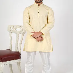Aadi Shuddh Men Printed Straight Kurta Set-image-56