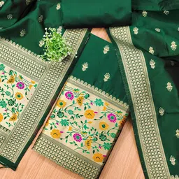 Panzora Unstitched Dress Material-image-24