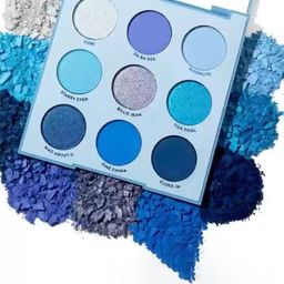 Inshine 9 Color Long Lasting & Pressed Pigment Eyeshadow Palette - 24 g - Blueberry image 5
