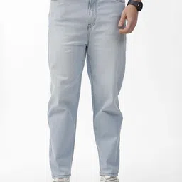 THREE DAYS Men Regular Fit Mid-Rise Mildly Distressed Heavy Fade Stretchable Jeans-image-81