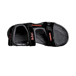 Lee Cooper Men Black Leather Sandals-image-69
