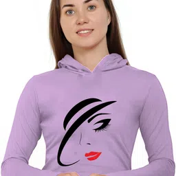 SZN Women Printed Hooded T-shirt-picture-27