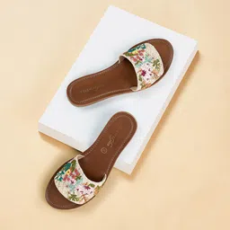 Forever Glam by Pantaloons Women Printed Ballerinas with Buckles Flats-image-81