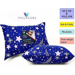 VILLAGERS Set of 2 Cotton Filled Polyester Pillow-image-76