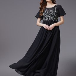 Miss Chase Women Embellished Georgette Maxi Dress-picture-40
