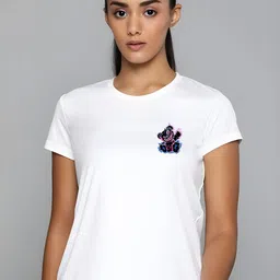 SZN Women Printed Applique T-shirt-image-41