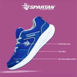 Spartan Unisex Mesh Non-Marking Shoes-15