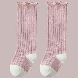 SYGA Kids Patterned Soft & Cozy Cotton Above Knee-Length Socks-image-15