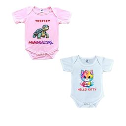 Cute Pals Kids-Unisex Multicoloured Cotton Rompers-image-86
