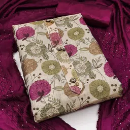 Mitera Embroidered Art Silk Unstitched Dress Material-image-46