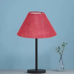Aura Pink Frustum Shaped Table Lamp-image-57