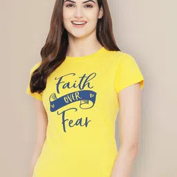 Metronaut Women Typography Printed T-shirt-picture-11