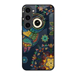 QRIOH Owl Art Graphic Printed Sleek & Lightweight Silicone Samsung Galaxy S23 5G Back Case-picture-11