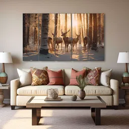 The Castle Decor Brown 1 Piece Wood Birds and Animals Wall Paintings-image-21