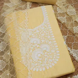 Soch Floral Embroidered Sequinned Chanderi Unstitched Dress Material-18