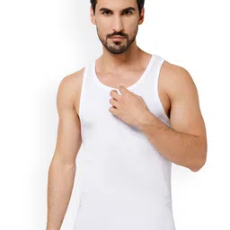 OXYZONE Breathable & Comfortable Sleeveless Innerwear Vests ALONA _WHITE-image-81